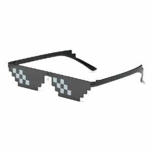 Thug life pixel sunglasses | black