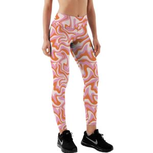 Legging de festival Yucka avec imprimé vagues psychédéliques