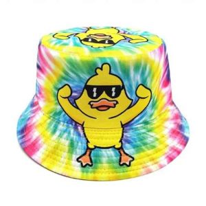 Rubber Duck Tie Dye Bucket Hat