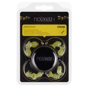 Bouchons d’oreilles Noizezz Premium Sleep jaune – 4 tailles