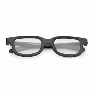 Freaky Brillen originale Spacebrille mit Sternen und Smiley-Effekt – schwarz