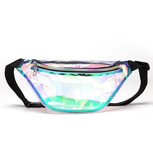 Fanny pack holografisch transparant