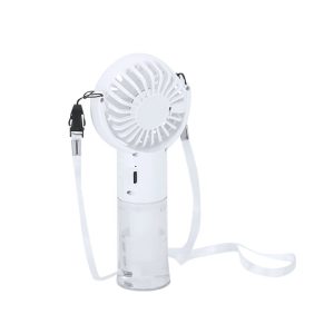 Handheld Fan with Mister USB Rechargeable – White