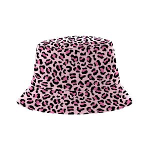 Chapeau bob réversible panthère rose – 58 cm