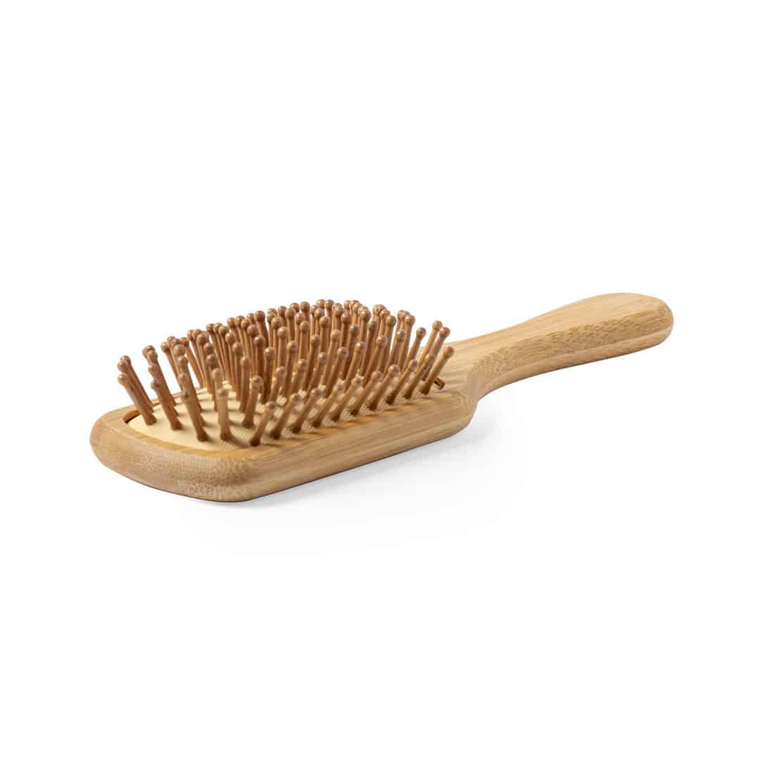 Hairbrush bamboo beige – Image 3